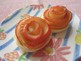 可愛い♪薔薇のアップルパイ
